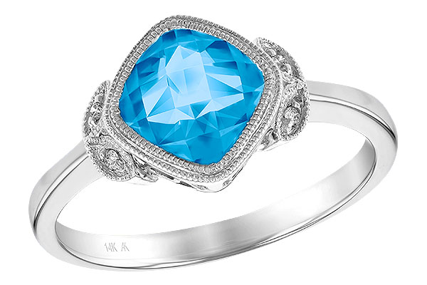 F232-61764: LDS RG 1.63 BLUE TOPAZ 1.65 TGW