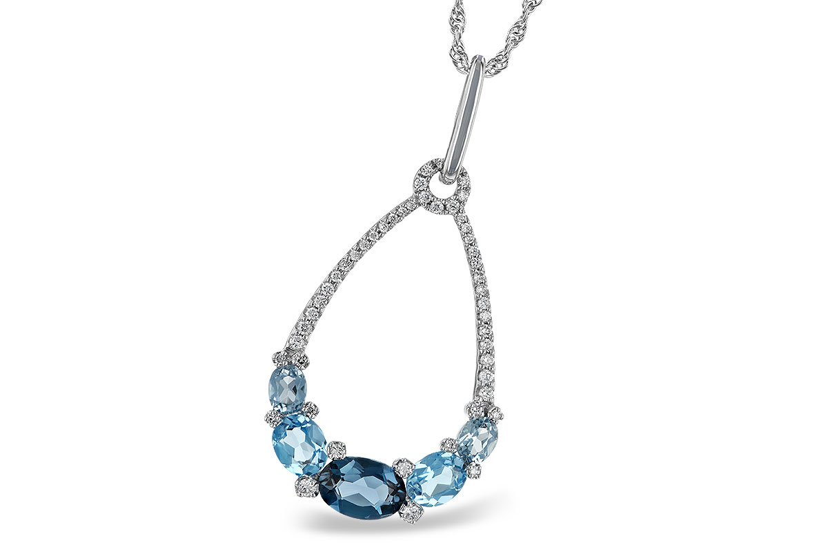 F233-49945: NECK 1.76 BLUE TOPAZ 1.96 TGW