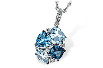 F235-29000: NECK 2.60 BLUE TOPAZ 2.70 TGW