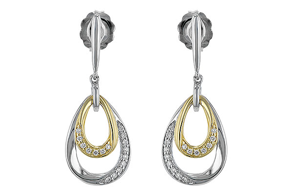 F235-33591: EARRINGS .12 TW