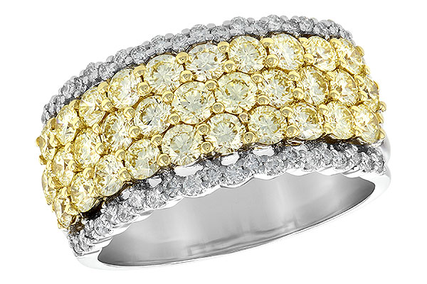 F235-36327: LDS DIA RG 1.90 YELLOW DIAS 2.18 TW