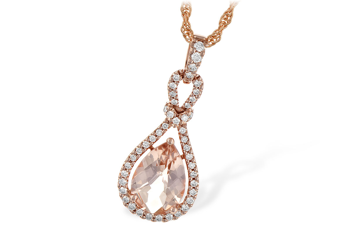 F236-19027: NECK 1.54 MORGANITE 1.75 TGW