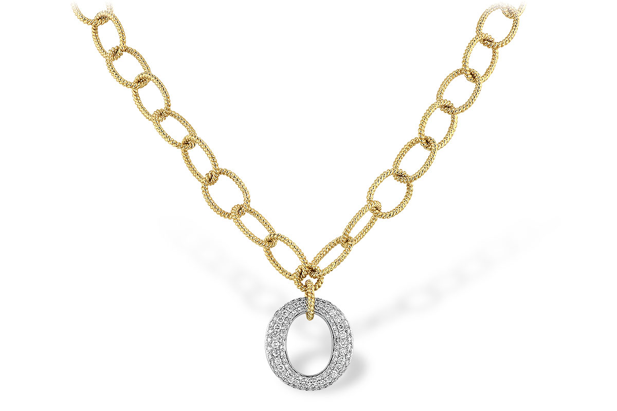 F236-19936: NECKLACE 1.02 TW (17 INCHES)
