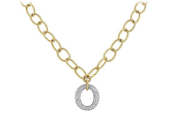 F236-19936: NECKLACE 1.02 TW (17 INCHES)