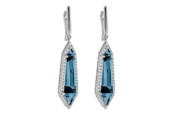 F236-21736: EARR 5.25 LONDON BLUE TOPAZ 5.67 TGW