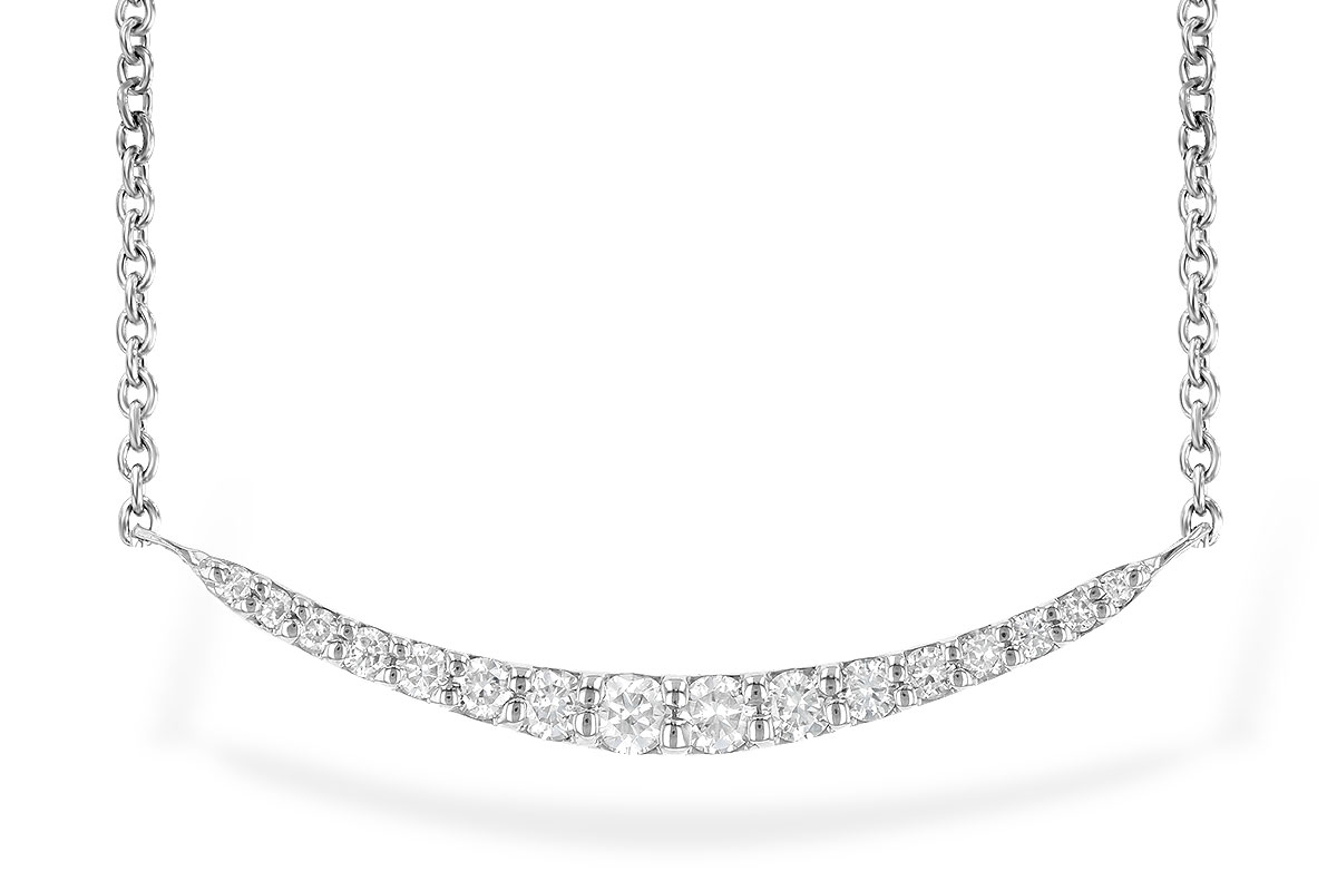 F236-23627: NECKLACE .20 TW (16 STONES)