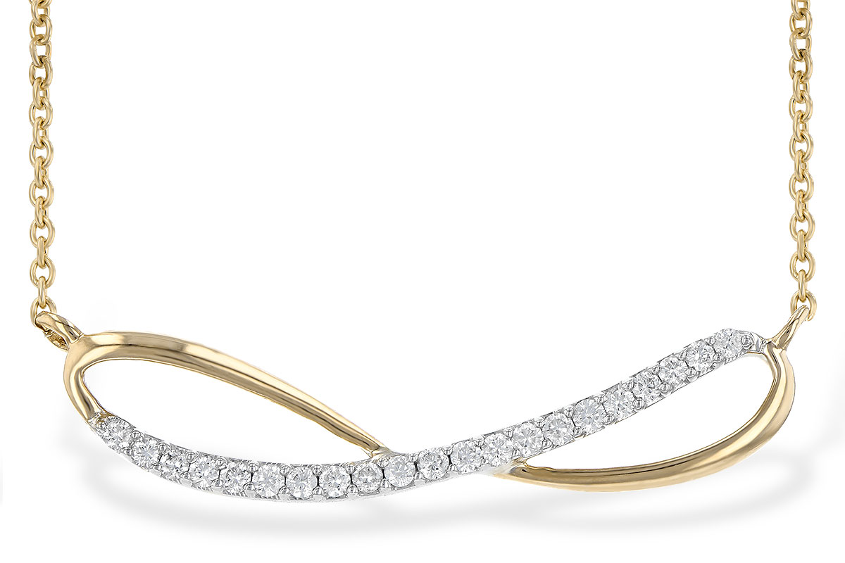 F236-24509: NECKLACE .18 TW