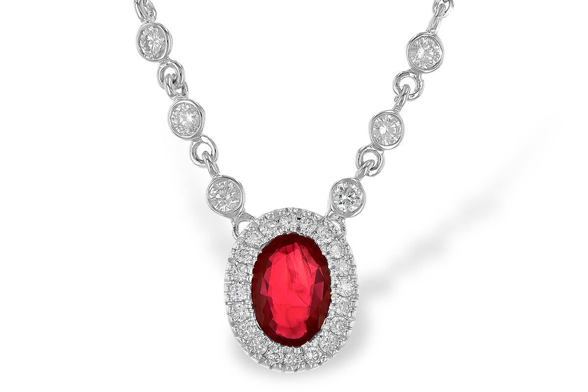 F236-25373: NECK .70 RUBY .94 TGW (17")