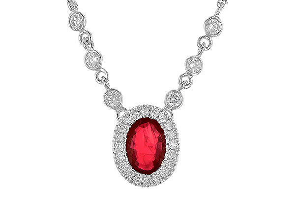 F236-25373: NECK .70 RUBY .94 TGW (17")