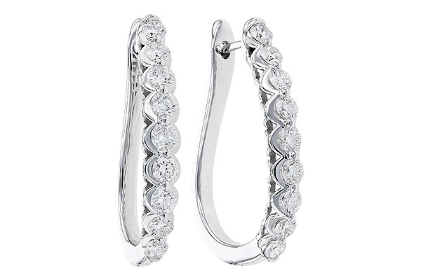 F319-85382: EARRINGS 1.50 TW