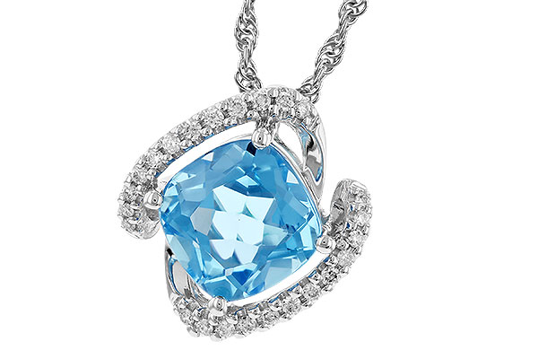 F319-86327: NECK 2.61 BLUE TOPAZ 2.72 TGW