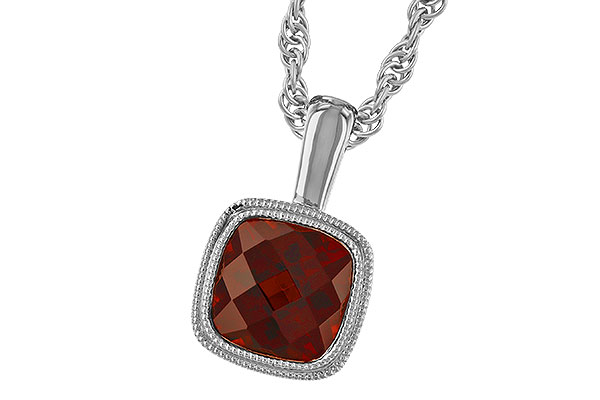 F319-88173: NECKLACE 1.22 CT GARNET