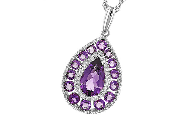F319-89918: NECK 1.95 TW AMETHYST 2.05 TGW