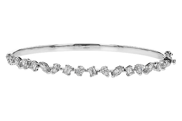 F319-89982: BANGLE 1.70 TW FANCY CUT DIAS