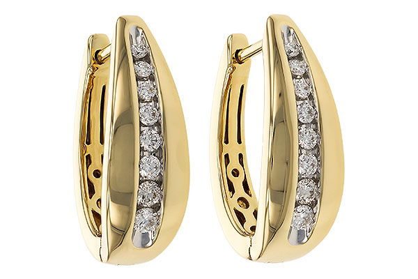 F319-90827: EARRINGS .40 TW