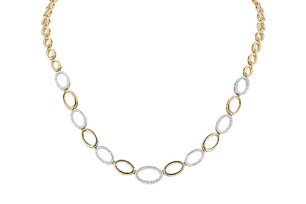 F319-90845: NECKLACE 1.00 TW (17")