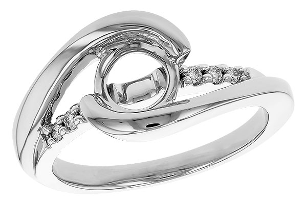 F319-90891: LDS SEMI DIA RG .09 TW (FOR 1CT BR)