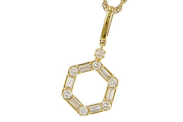 F320-73627: NECKLACE .14 BAG .35 TW