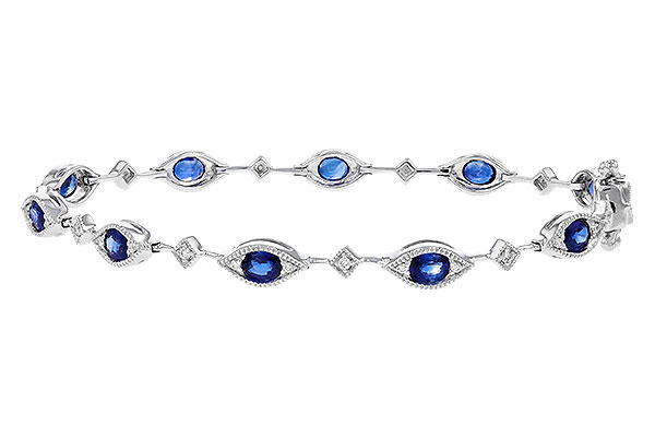 F320-74527: BRACELET 2.31 SAPPHIRE 2.50 TGW (7")