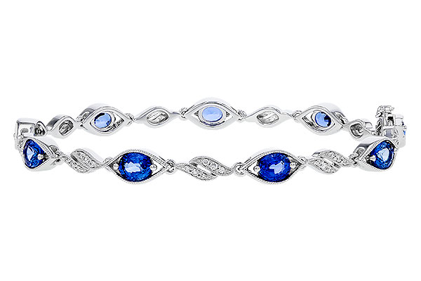 F320-75445: BRACELET 4.02 SAPPHIRE 4.26 TGW (7")