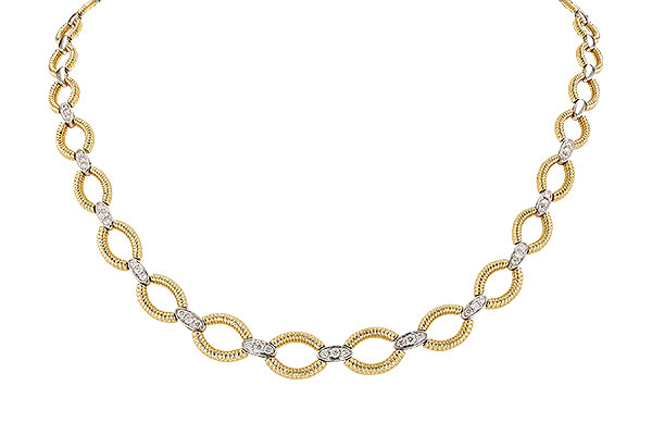 F320-79027: NECKLACE .75 TW (17")