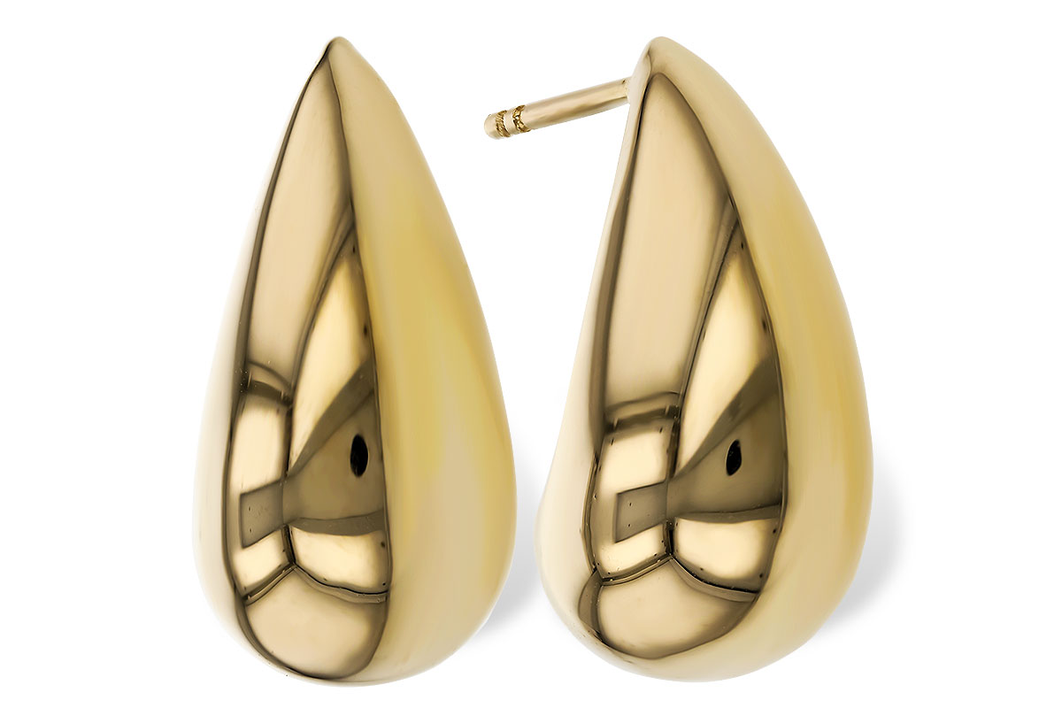F320-79036: GOLD EARRINGS (20MM)