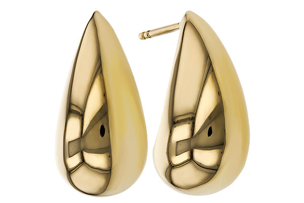 F320-79036: GOLD EARRINGS (20MM)