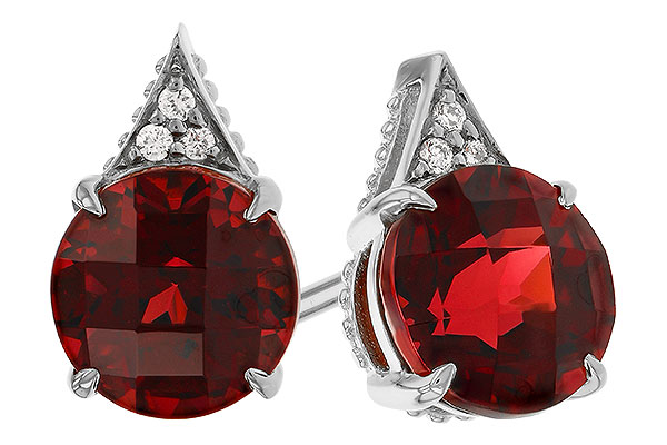 F320-79927: EARR 2.08 TW GARNET 2.10 TGW (6MM RD)