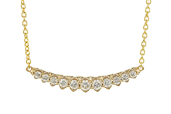 F320-79973: NECKLACE .50 TW (18")