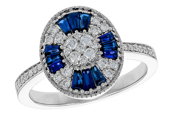 F320-79982: LDS RG .56 TW SAPPHIRE .86 TGW