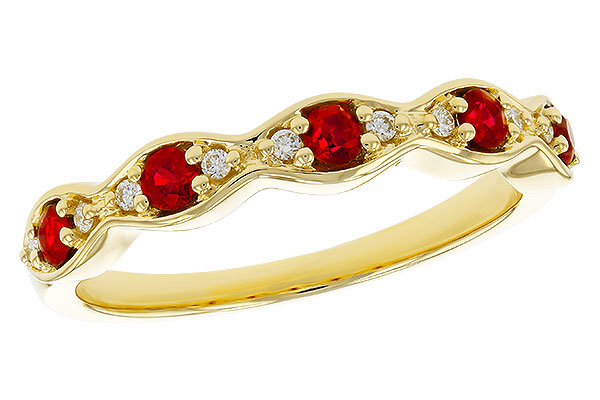 F320-81745: LDS WED RG .28 RUBY .34 TGW