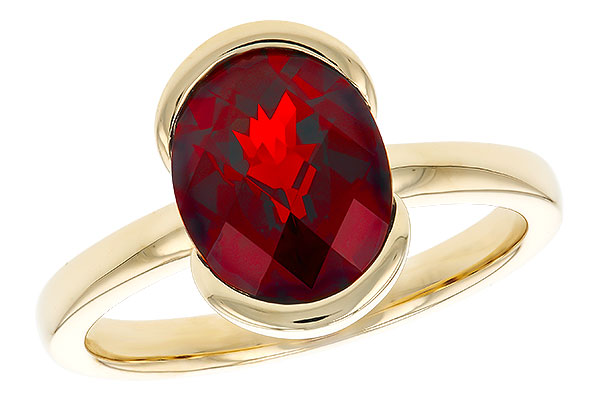 F321-64482: LDS RG 2.95 GARNET (10X8MM)