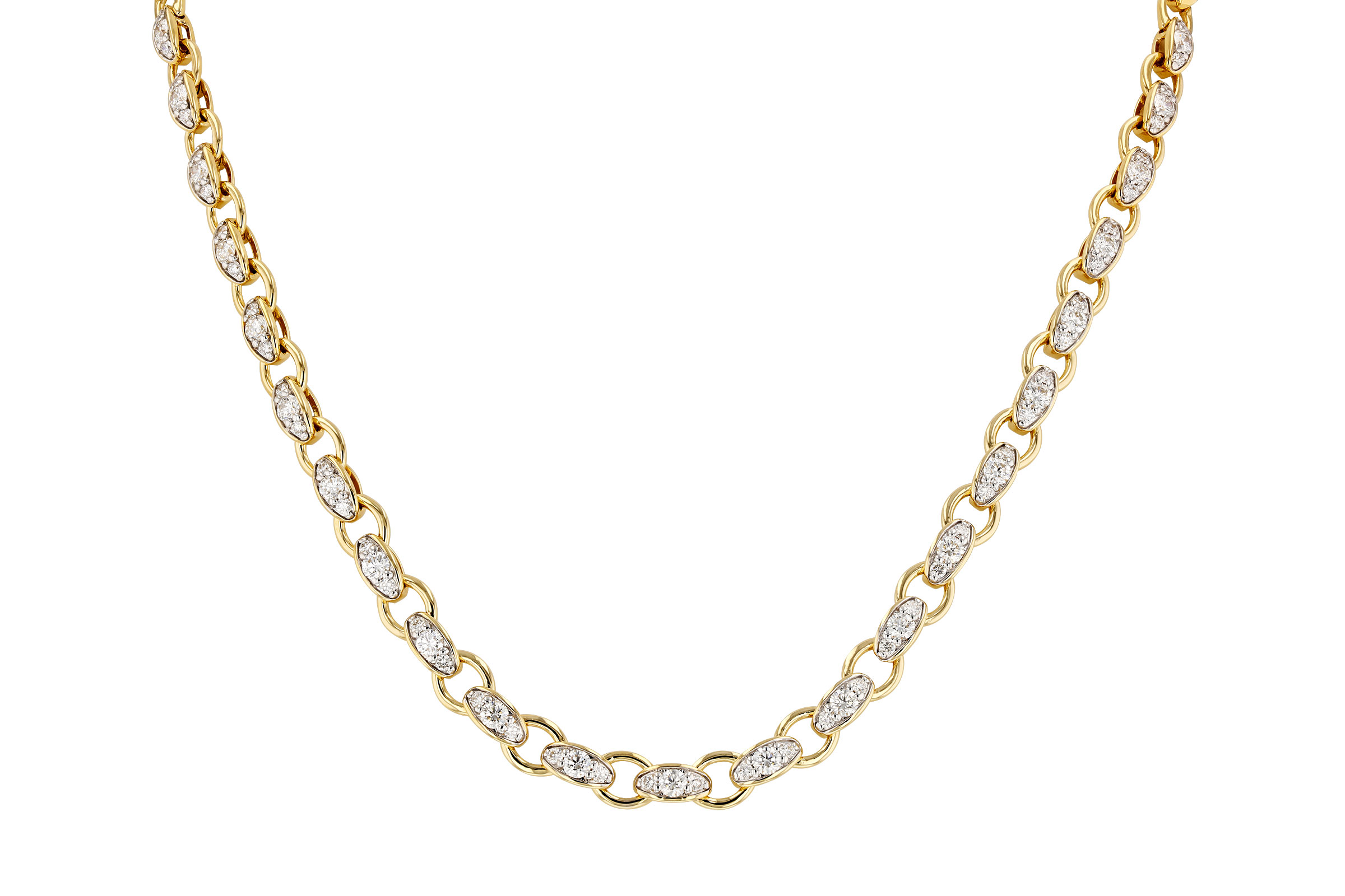 F321-66282: NECKLACE 3.18 TW (17.25")