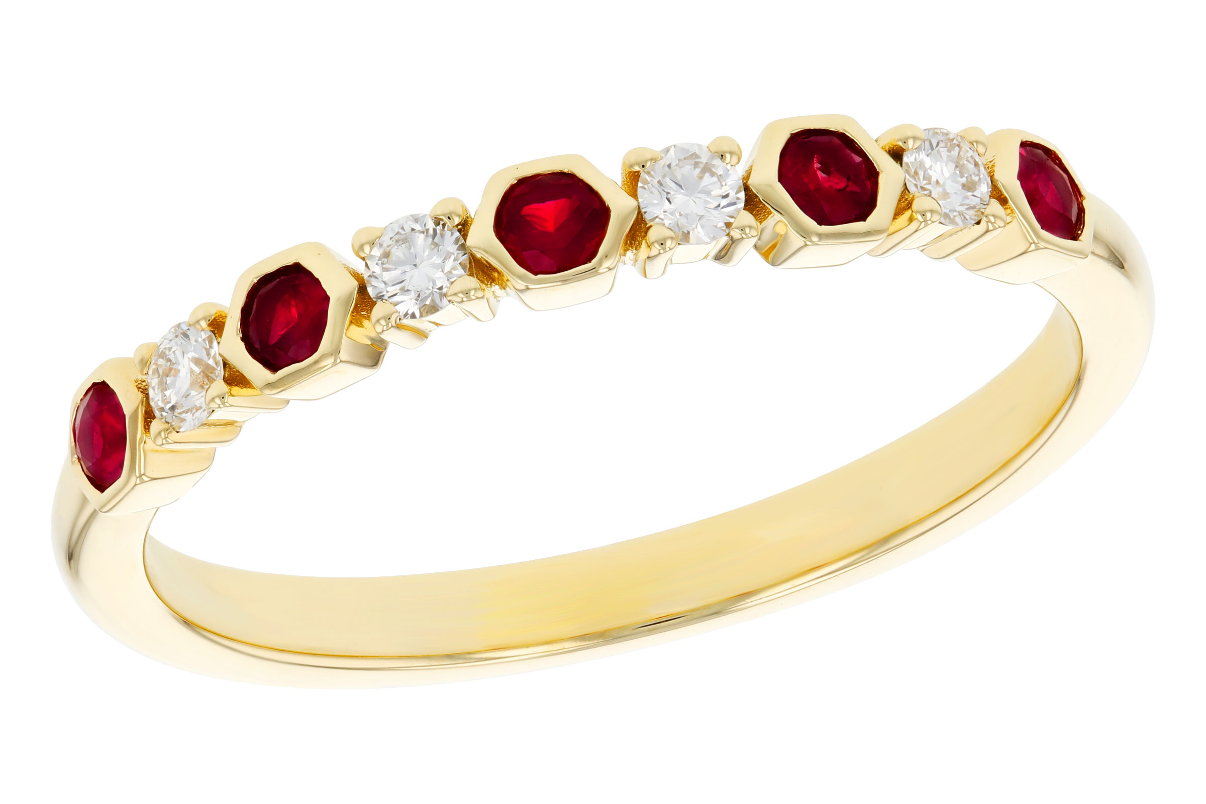 F321-67218: LDS WED RG .14 TW RUBY .24 TGW
