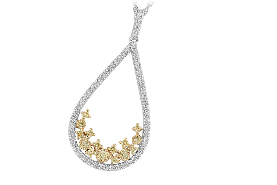 G233-53545: NECK .18 YELLOW DIAS .47 TW