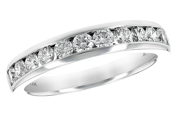 G234-44509: LDS WED RG .75 TW (12 STONES)