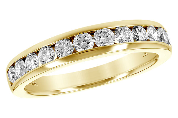 G234-44509: LDS WED RG .75 TW (12 STONES)