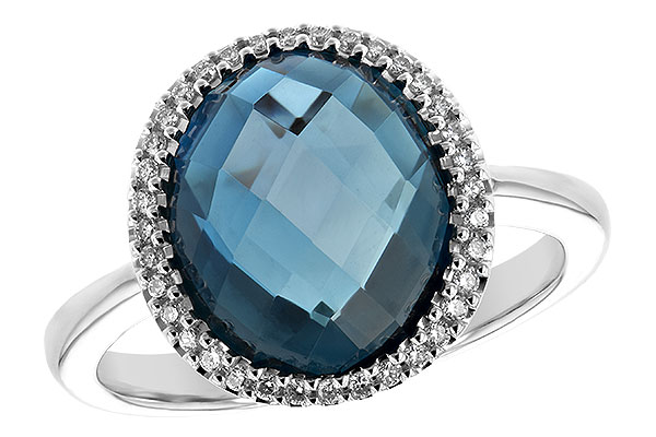 G235-29918: LDS RG 5.31 LONDON BLUE TOPAZ 5.45 TGW