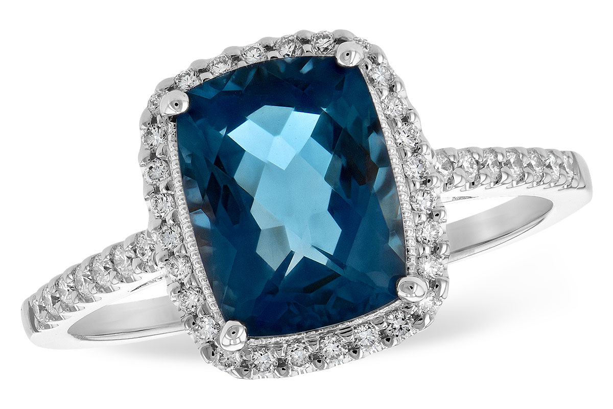 G235-36345: LDS RG 2.42 LONDON BLUE TOPAZ 2.62 TGW