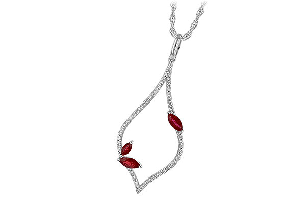 G236-19045: NECK .36 RUBY .56 TGW