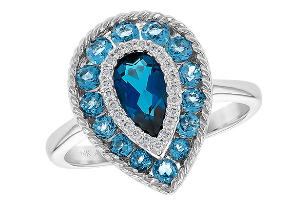 G236-22709: LDS RG 1.52 TW BLUE TOPAZ 1.60 TGW