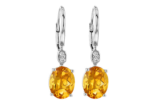 G236-27182: EARR 3.20 TW CITRINE 3.25 TGW (9x7MM CIT)