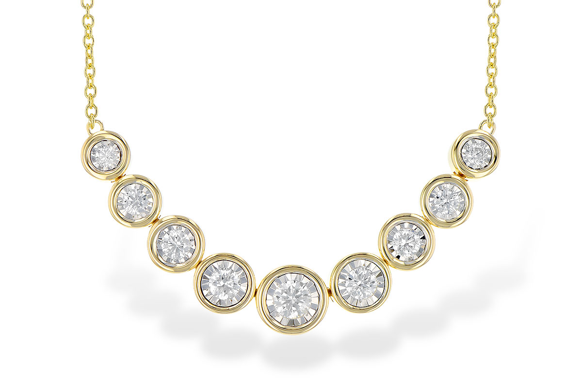 G318-94509: NECKLACE 1.00 TW