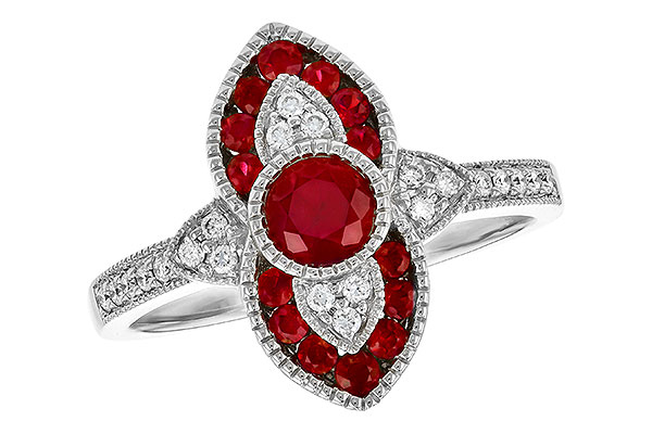 G318-94527: LDS RG .63 TW RUBY .75 TGW