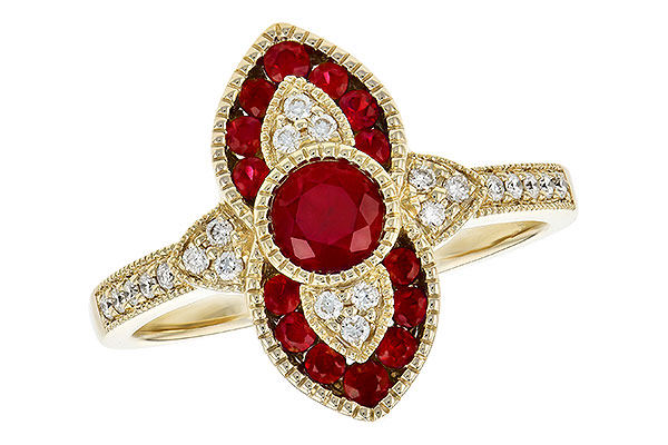 G318-94527: LDS RG .63 TW RUBY .75 TGW