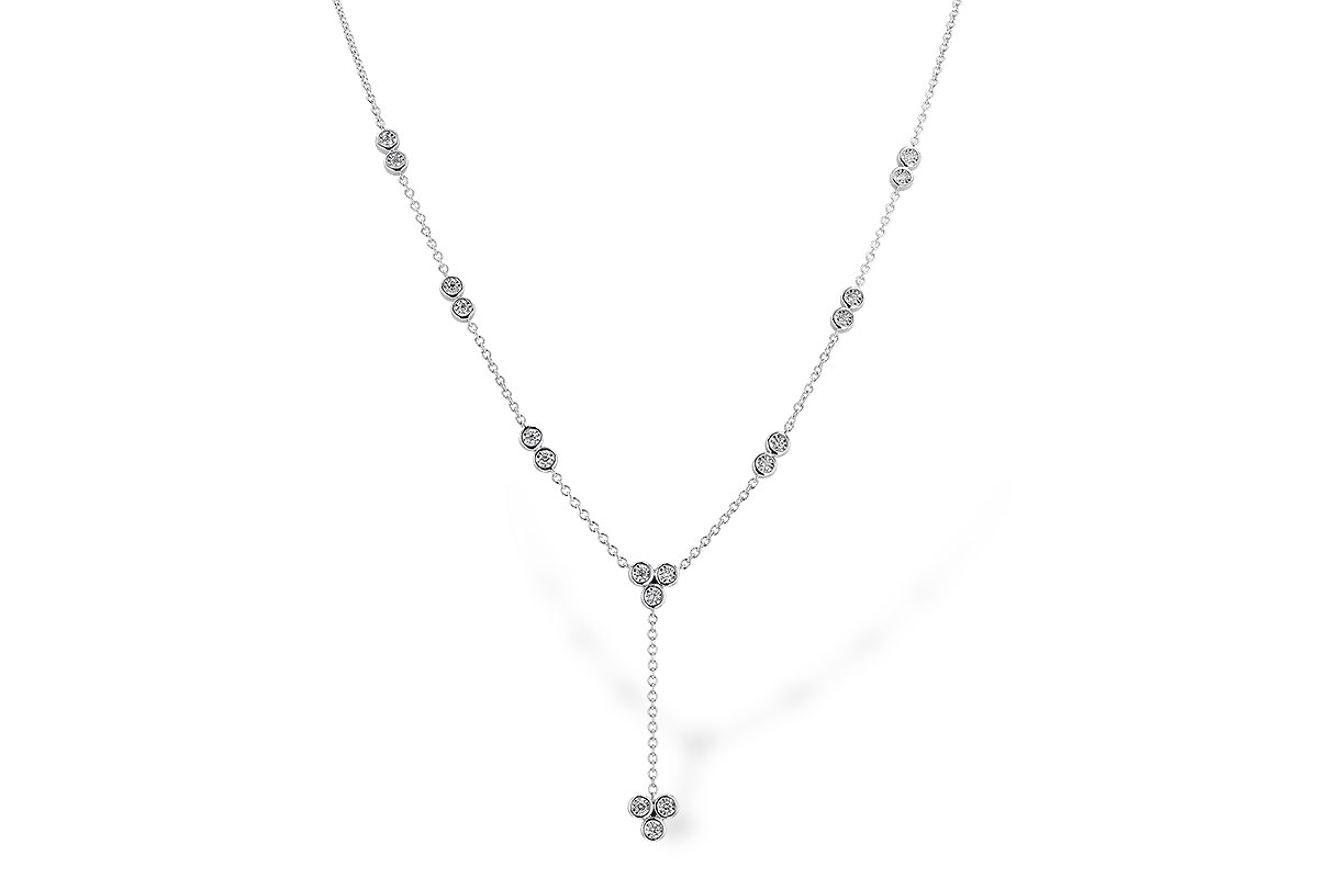 G319-83618: NECKLACE .32 TW (18")