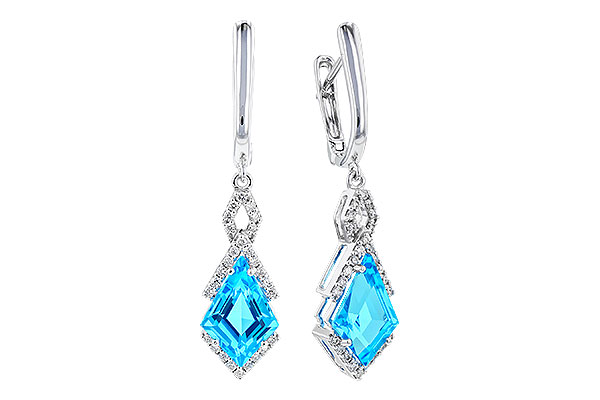 G319-84491: EARR 2.72 TW BLUE TOPAZ 2.90 TGW