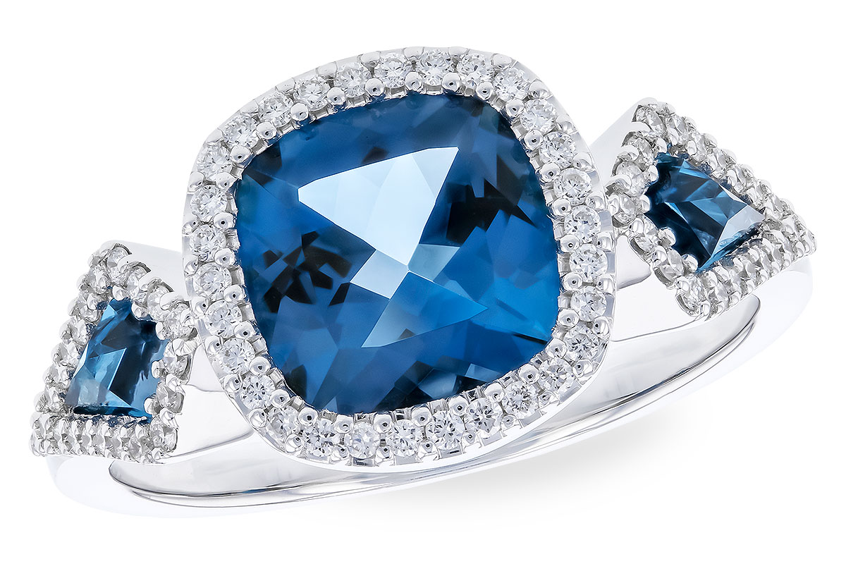 G319-85391: LDS RG 2.46 TW LONDON BLUE TOPAZ 2.72 TGW