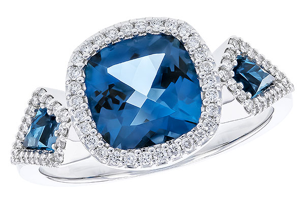 G319-85391: LDS RG 2.46 TW LONDON BLUE TOPAZ 2.72 TGW