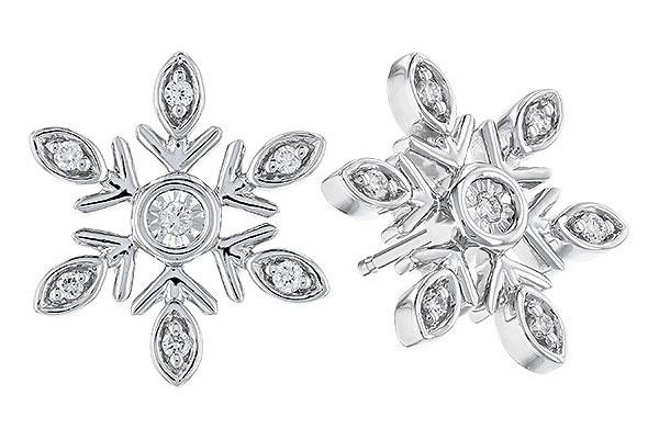 G319-85409: EARRINGS .07 TW